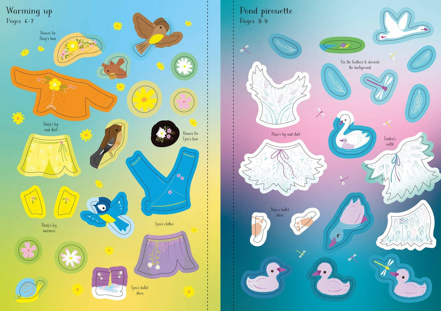 Ballet Fairies Little Sticker Dolly Dressing