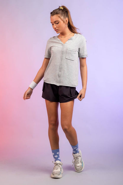 Hi-Waisted Active Shorts