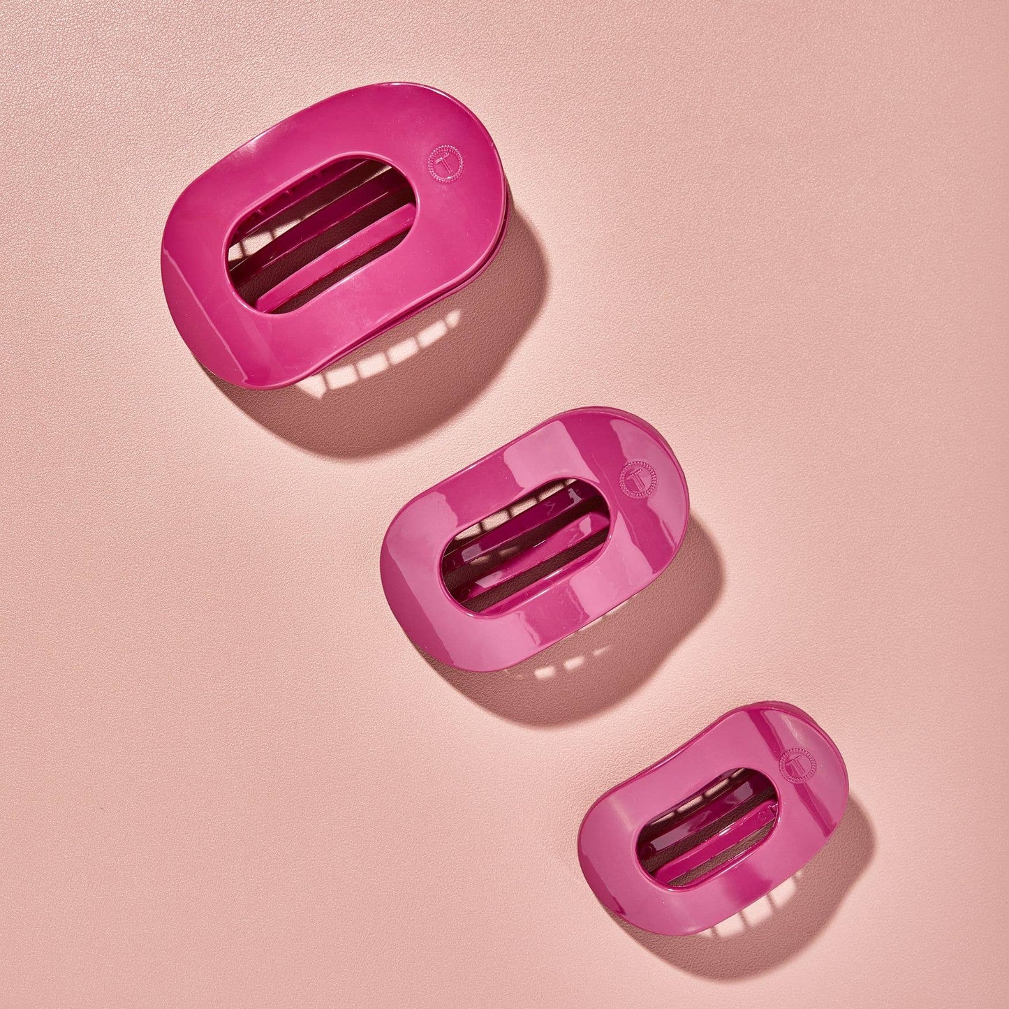 Flat Large Round Hair Clip Large | Wild Side