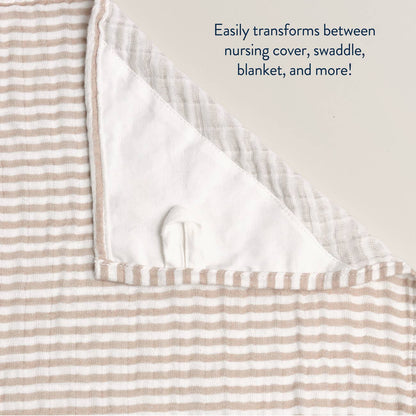 Chai Stripes Breastfeeding Boss