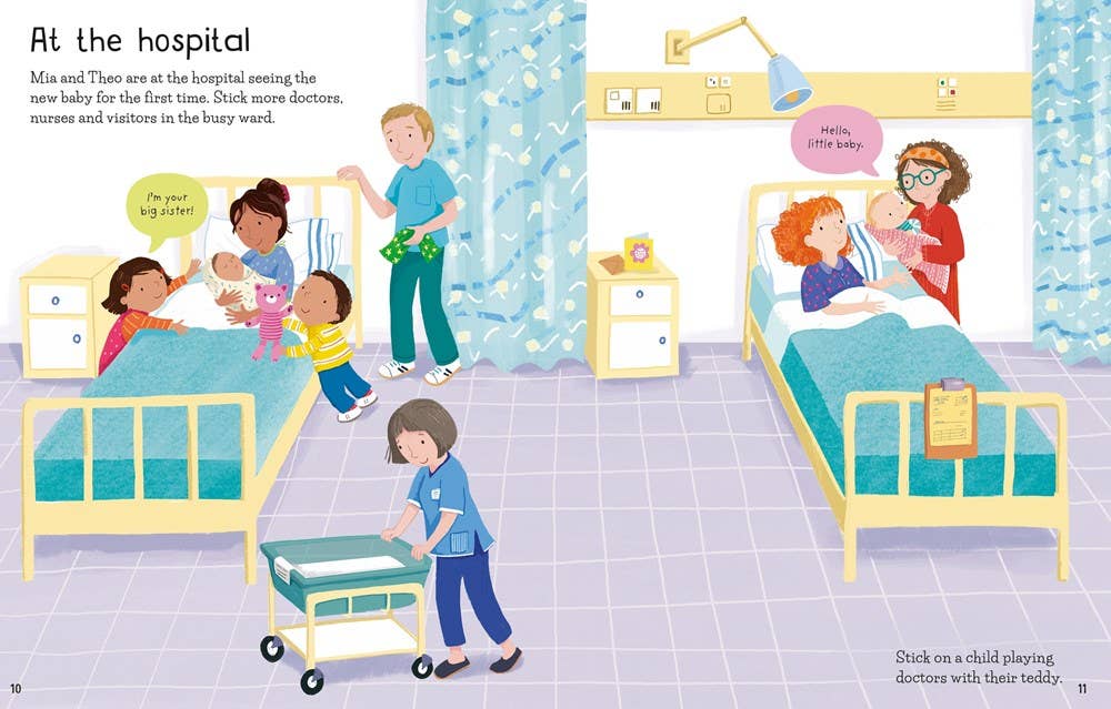 The New Baby First Sticker Book