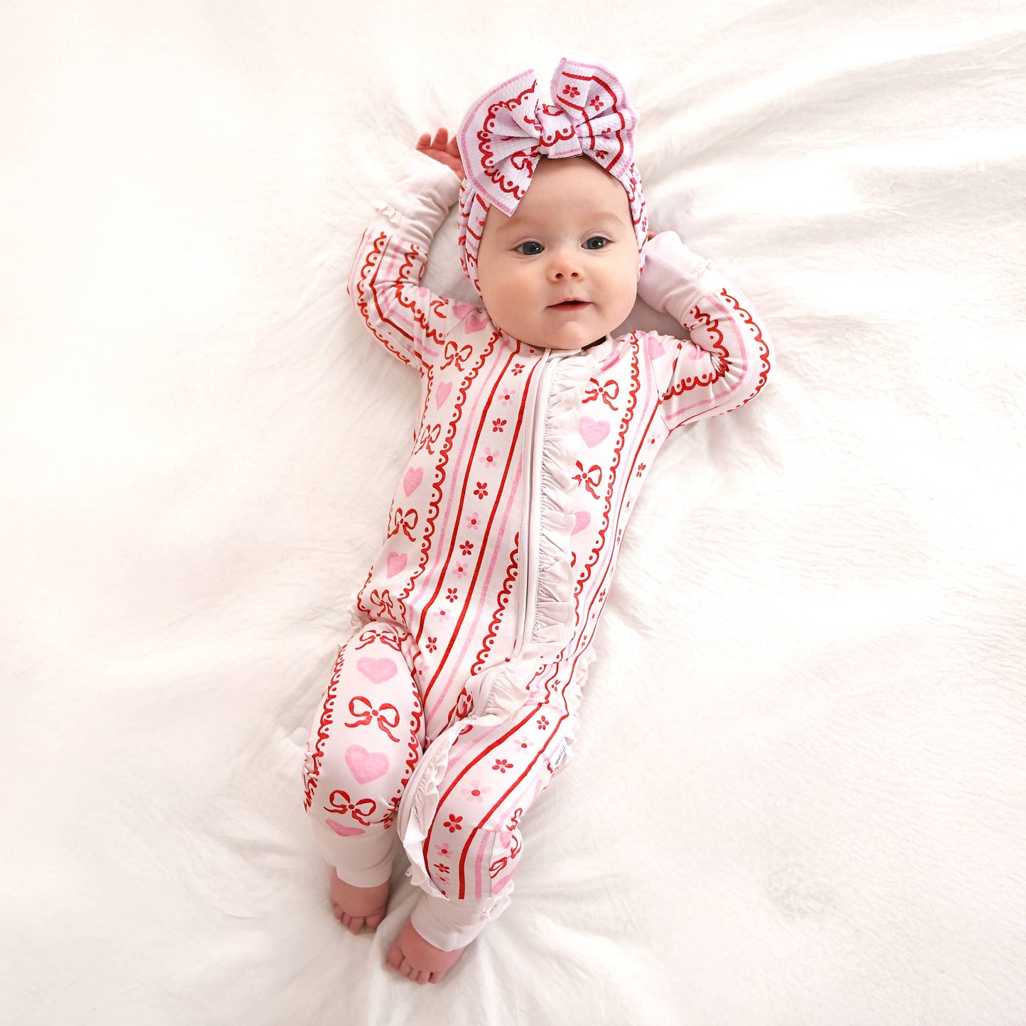 Hallie Ruffle Zip