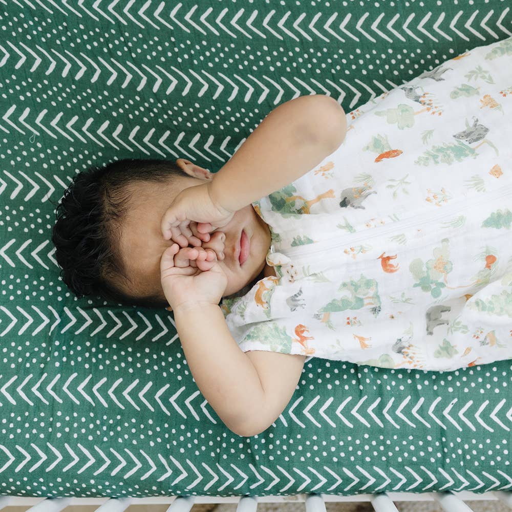 Forest Friends Muslin Sleeper - 6-12 Months