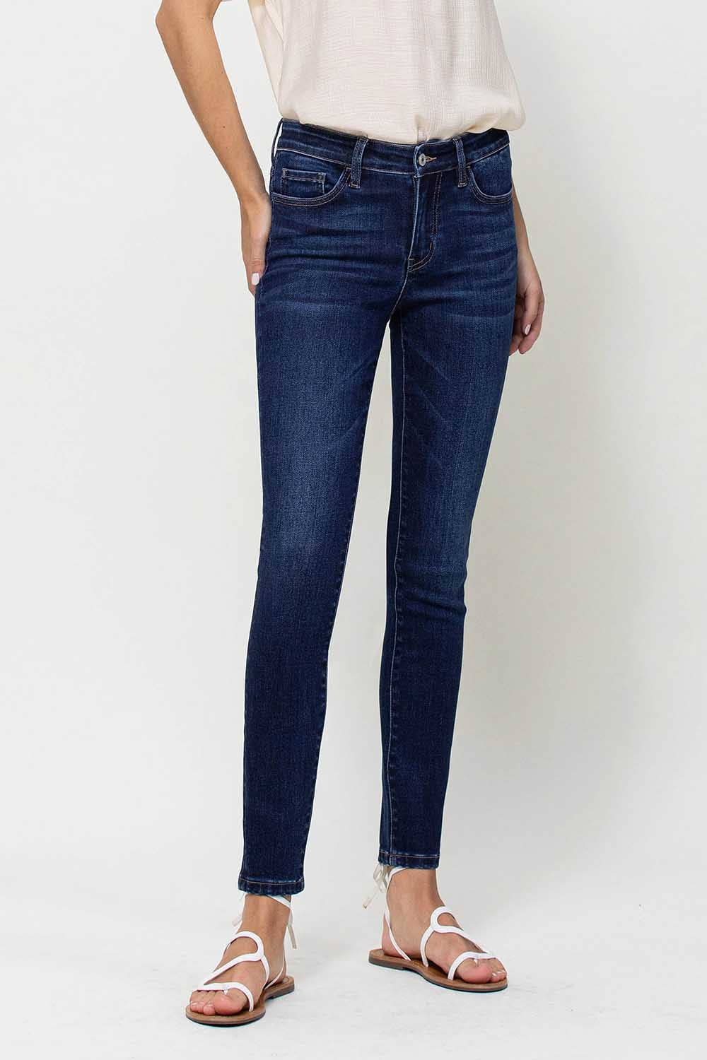 Haylie HIGH RISE ANKLE SKINNY JEANS