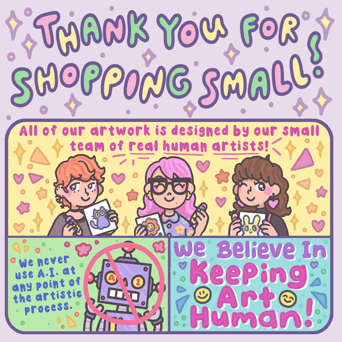 Shop Small Vinyl Sticker