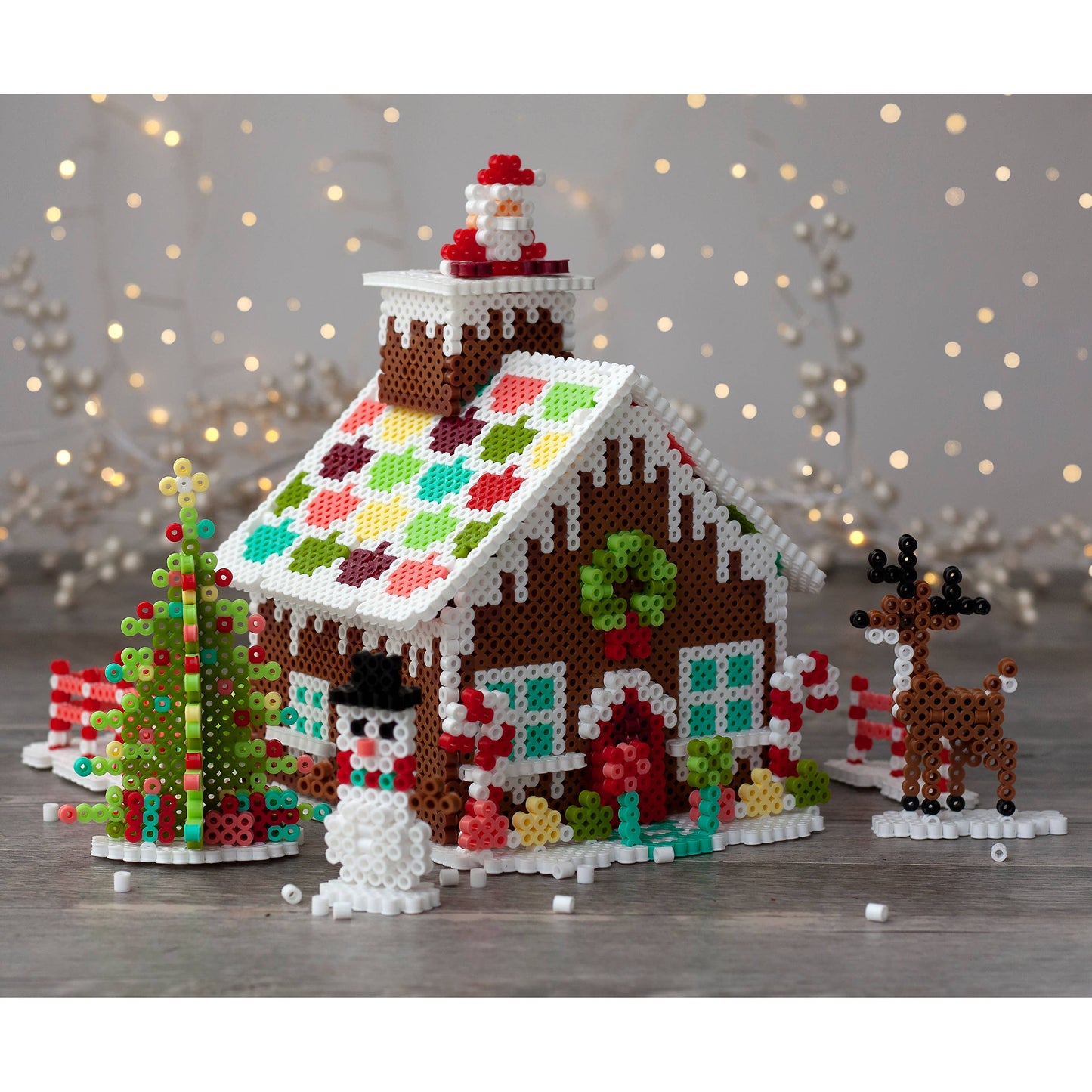 Gingerbread House Perler Bead Kit