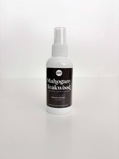Mahogany Teakwood Room & Linen Mist