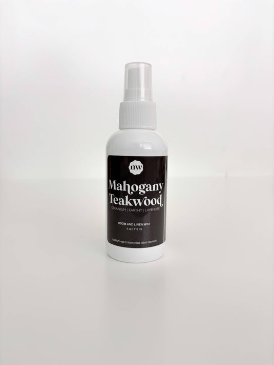 Mahogany Teakwood Room & Linen Mist