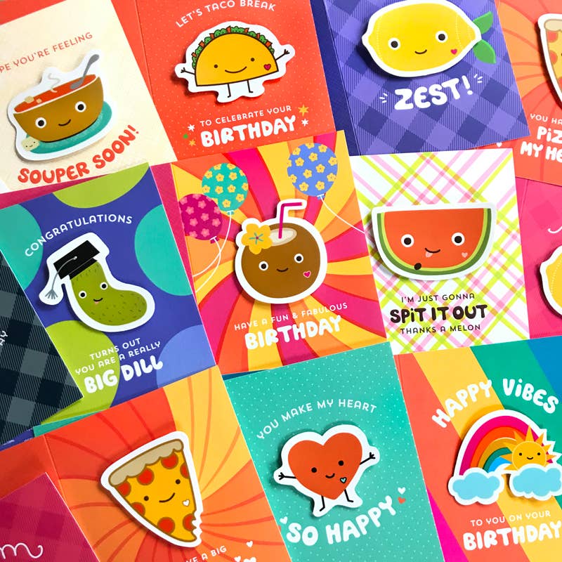 Birthday S'more Sticker Card