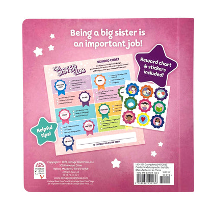 Welcome to the Big Sister Club with Reward Chart & Stickers
