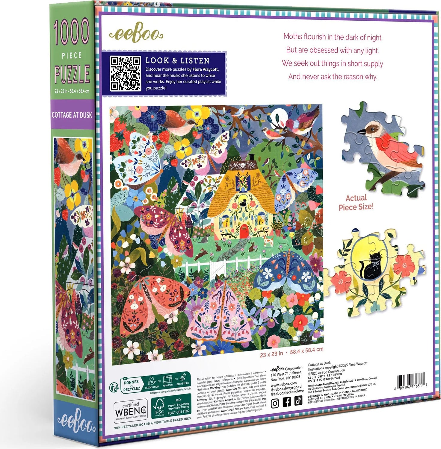 Cottage at Dusk 1000pc Square Puzzle