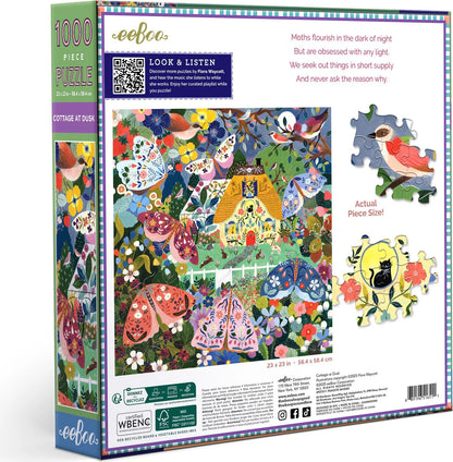Cottage at Dusk 1000pc Square Puzzle