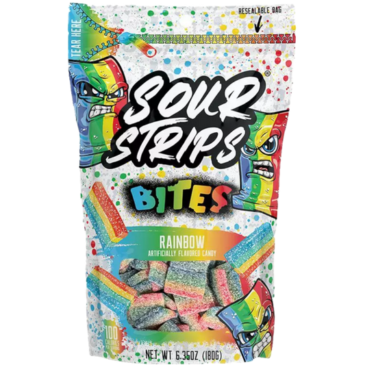 Sour Strips Rainbow Bites 6.35 oz