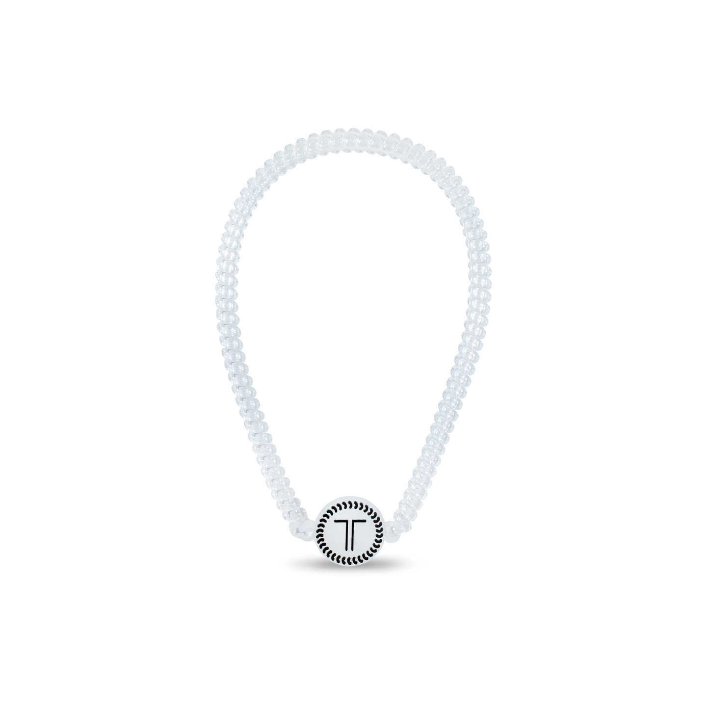 Spiral Hair Coil Headband | Crystal Clear