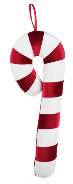 15" Stuffed Candy Cane Ornaments