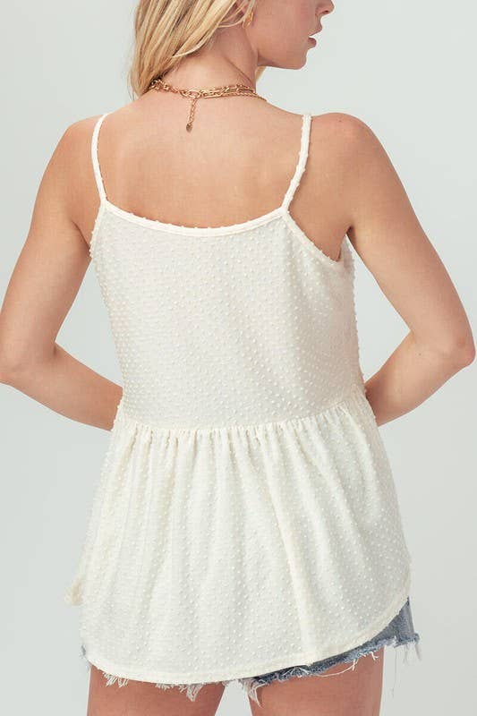 Swiss Dot Babydoll Cami