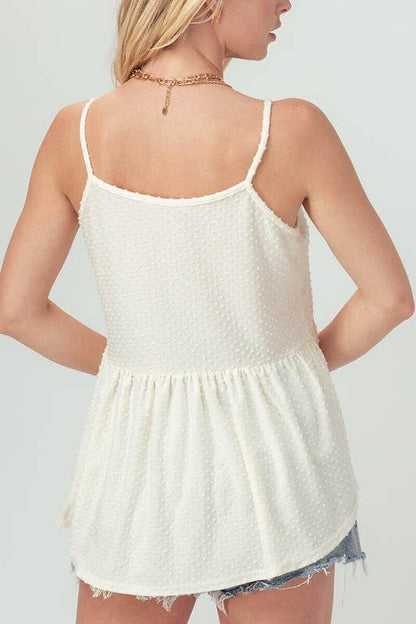 Swiss Dot Babydoll Cami