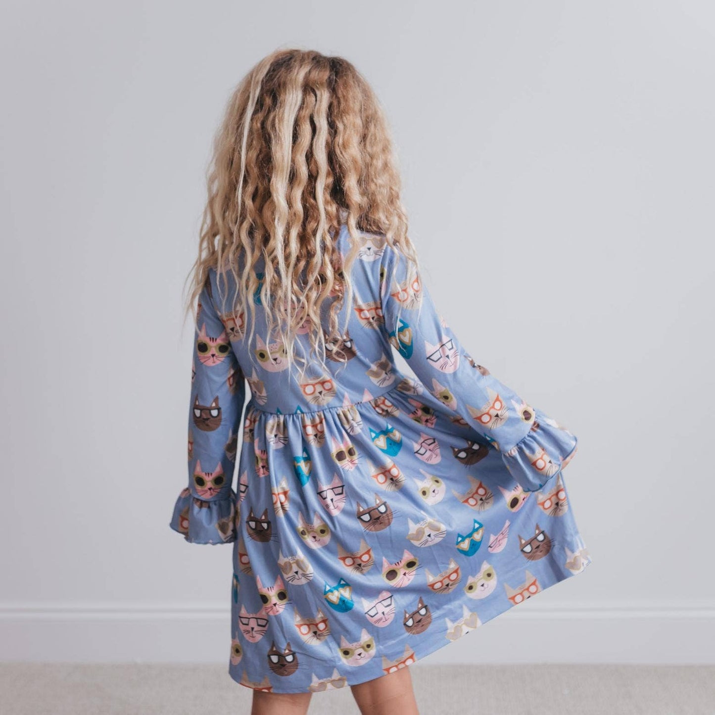 Claire Cat Twirl Dress