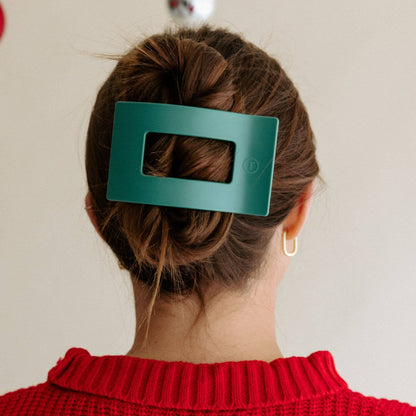 Flat Rectangle Hair Clip | Fir Real