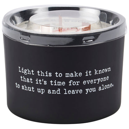 Alone Time Poetry Candle