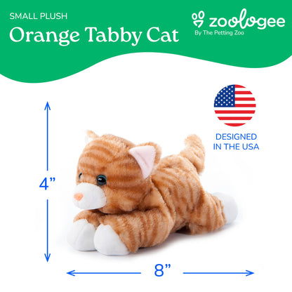 Orange Tabby Cat Scoopz 8"