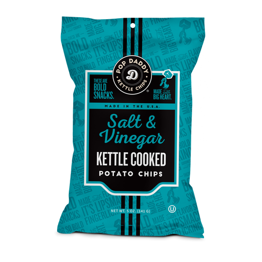 Salt and Vinegar Kettle Cooked Potato Chips 5.0 oz