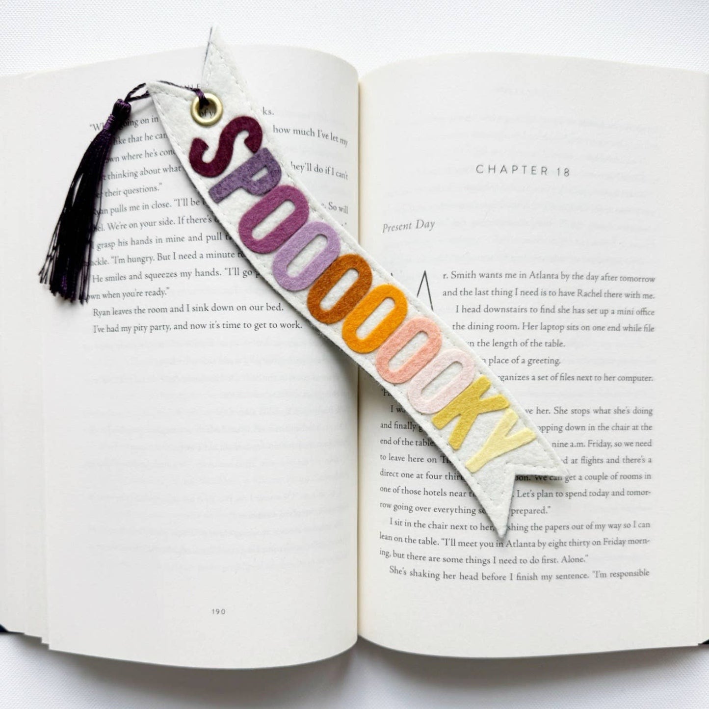 Spooky Felt Bookmark