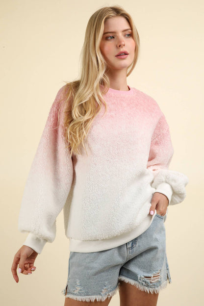 Blush Ombre Soft Fleece