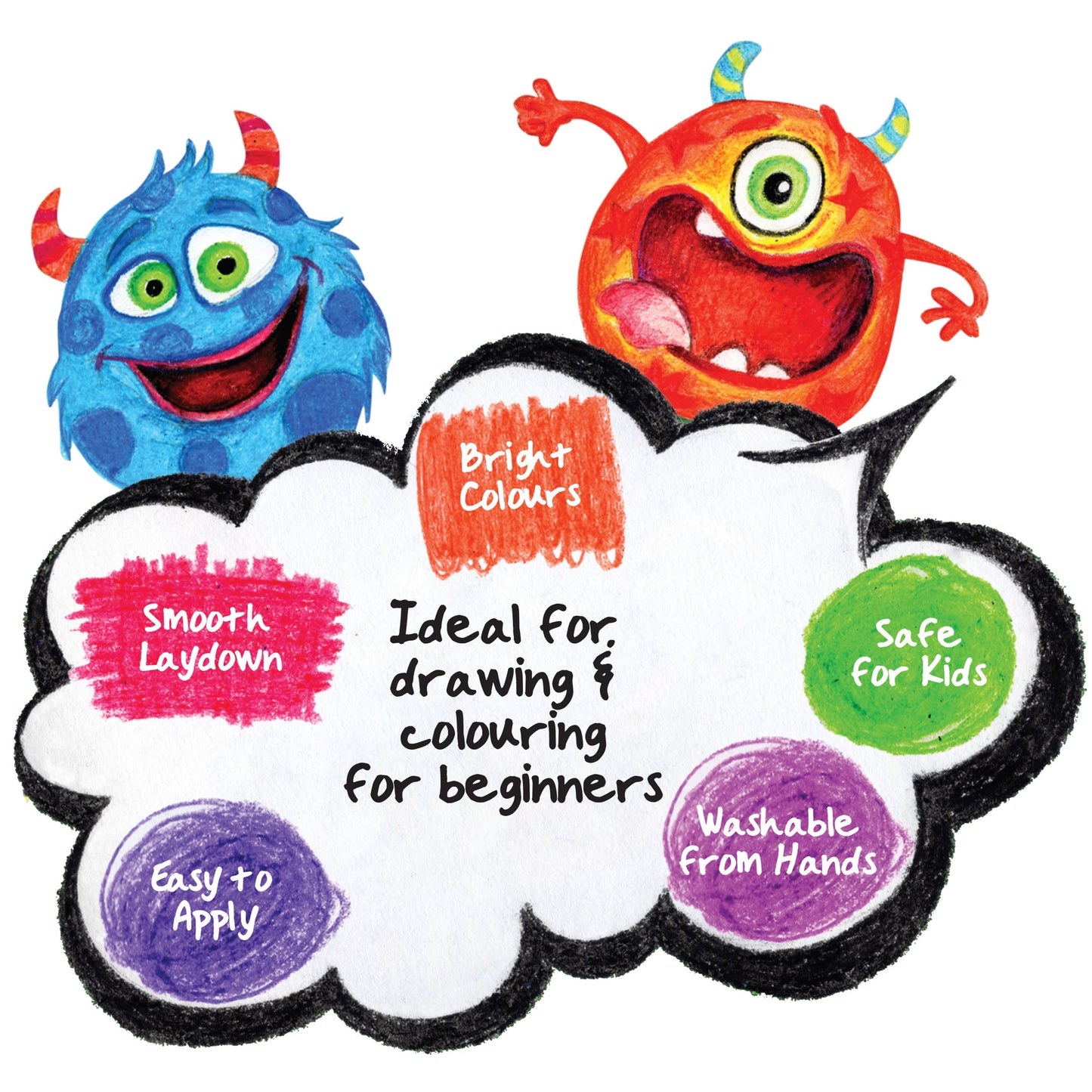 12 Jumbo Crayons