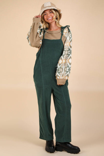 XFleece Baggy Backless Jumpsuit