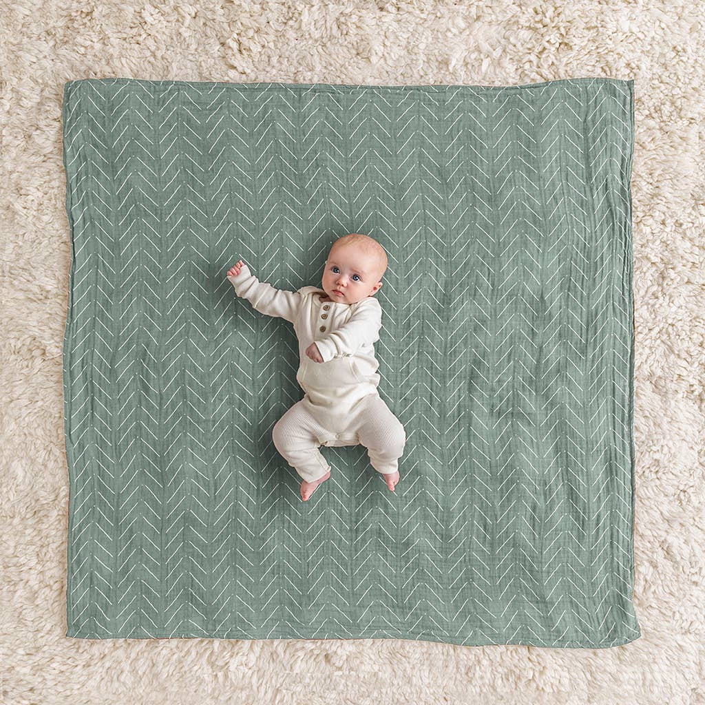 Sage Mudcloth Breastfeeding Boss