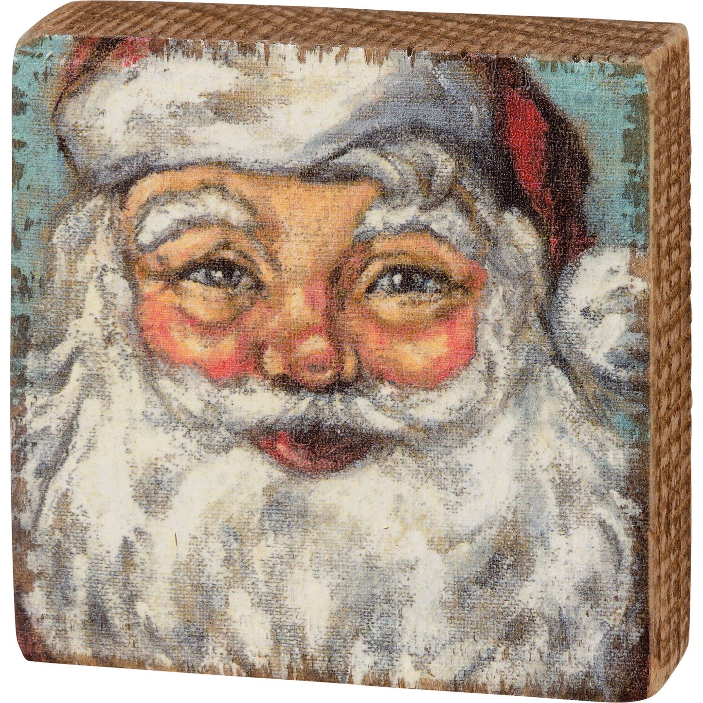 Santa Block Sign