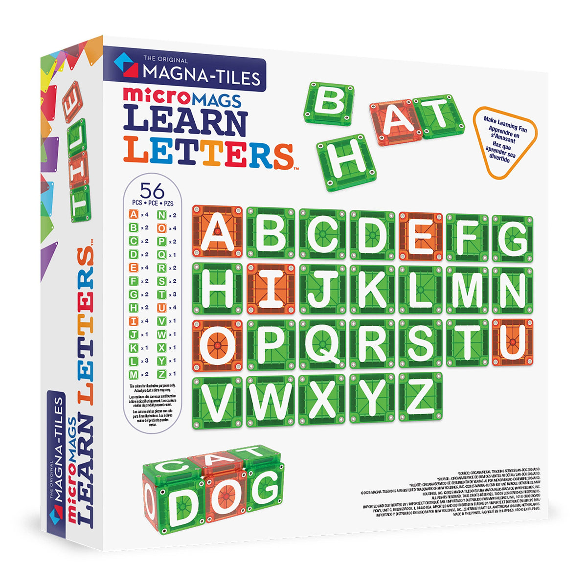 Learn Letters MicroMAGS 56 pc Set