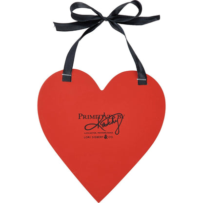 Heart Cardinal Ornament