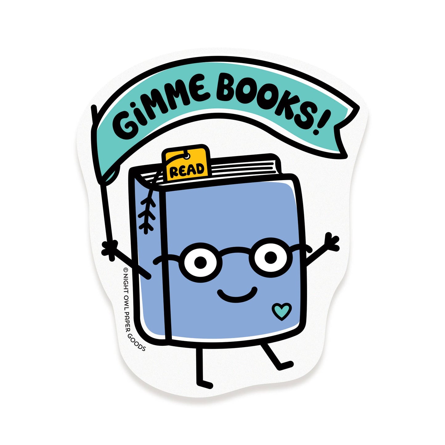 Gimme Books Sticker