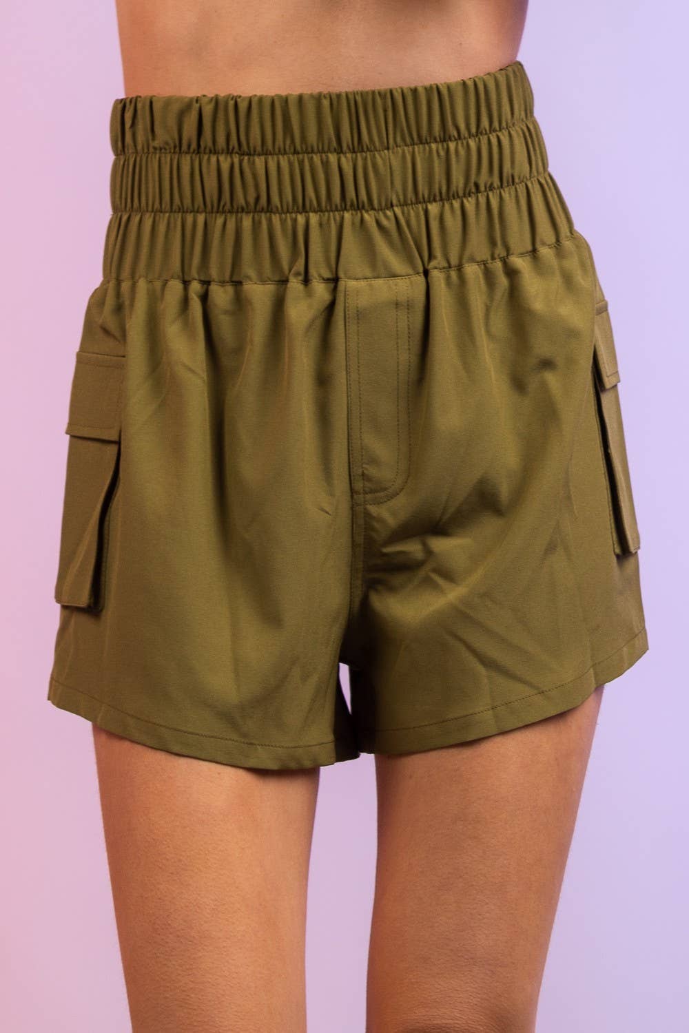 Hi-Waisted Active Shorts