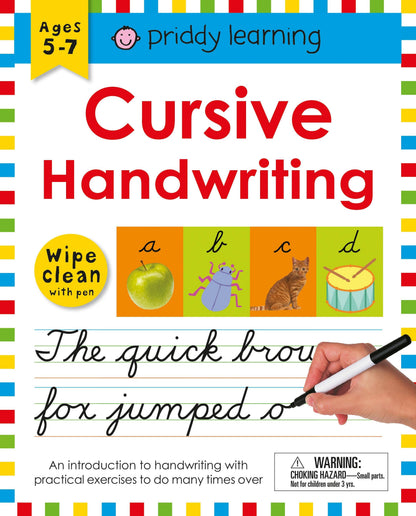 Cursive Handwriting Wipe Clean