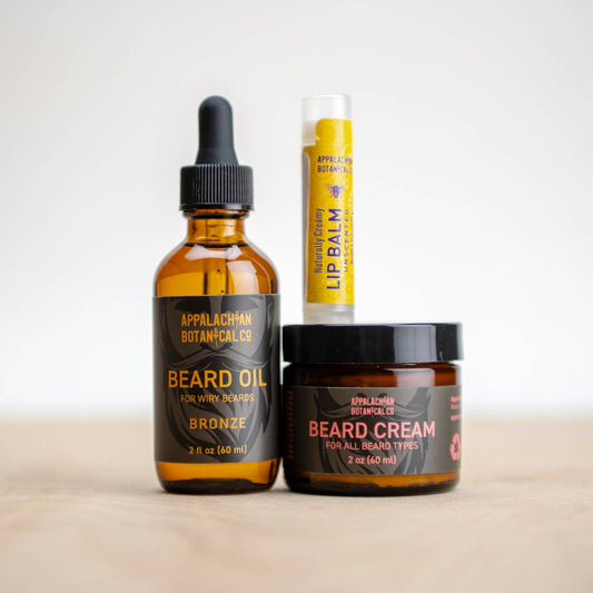 Bronze Beard Cream & Oil Kit