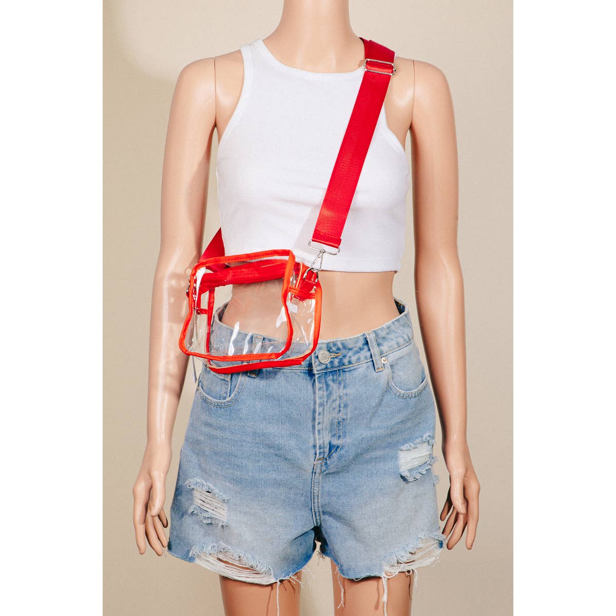 Clear See Through Crossbody Bag