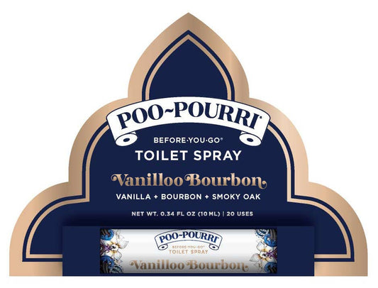 Poo~Pourri Vanilloo Bourbon 10ml Travel Size, Holiday