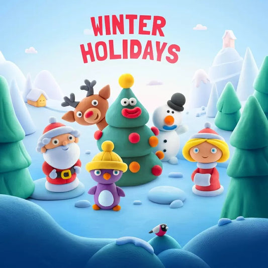 Winter Holidays Hey Clay