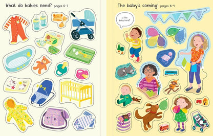 The New Baby First Sticker Book