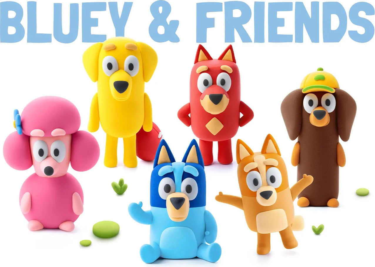 Hey Clay Bluey Single Character Set  (Bluey)