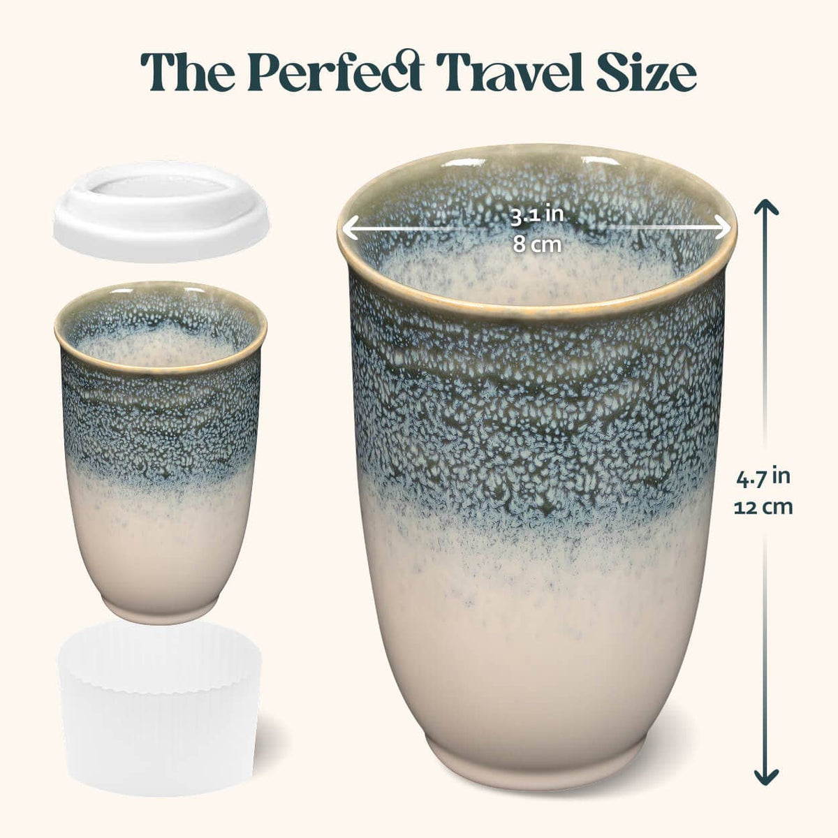 Glacier Ceramic Cups and Mugs