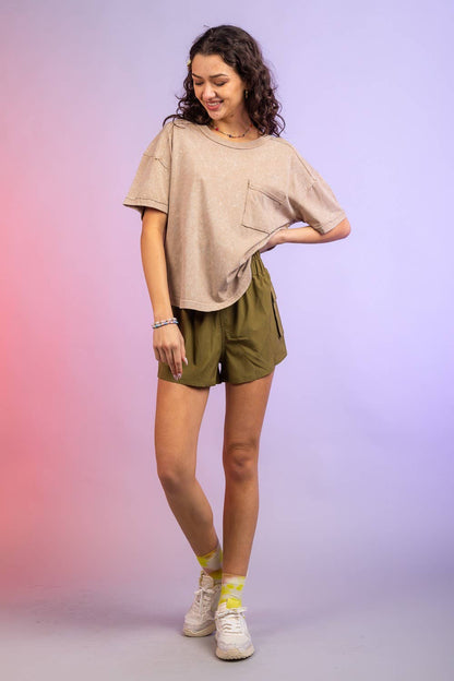 Hi-Waisted Active Shorts