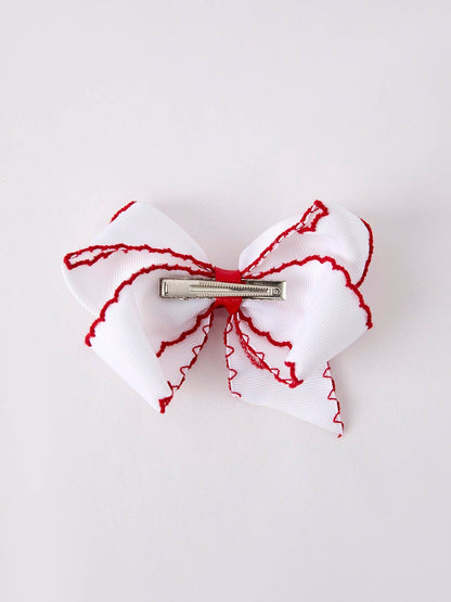 BACK TO SCHOOL Apple Bow Hairpin