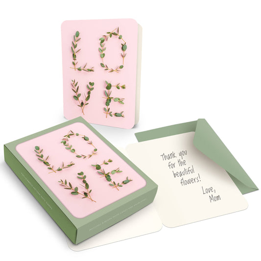 Artisan Note Card Sets - Love Among the Leaves