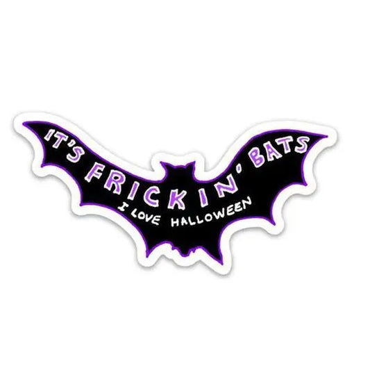 Frickin' Bats Halloween Sticker