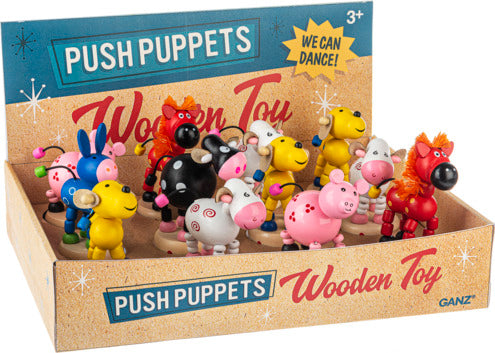 Farm Push Puppet (assorted)