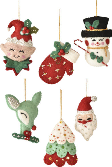 Holiday Wool Ornament (assorted)